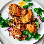air fryer chicken thighs | sharefavoritefood.com