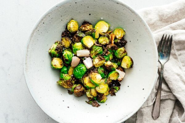 air fryer brussels sprouts | sharefavoritefood.com