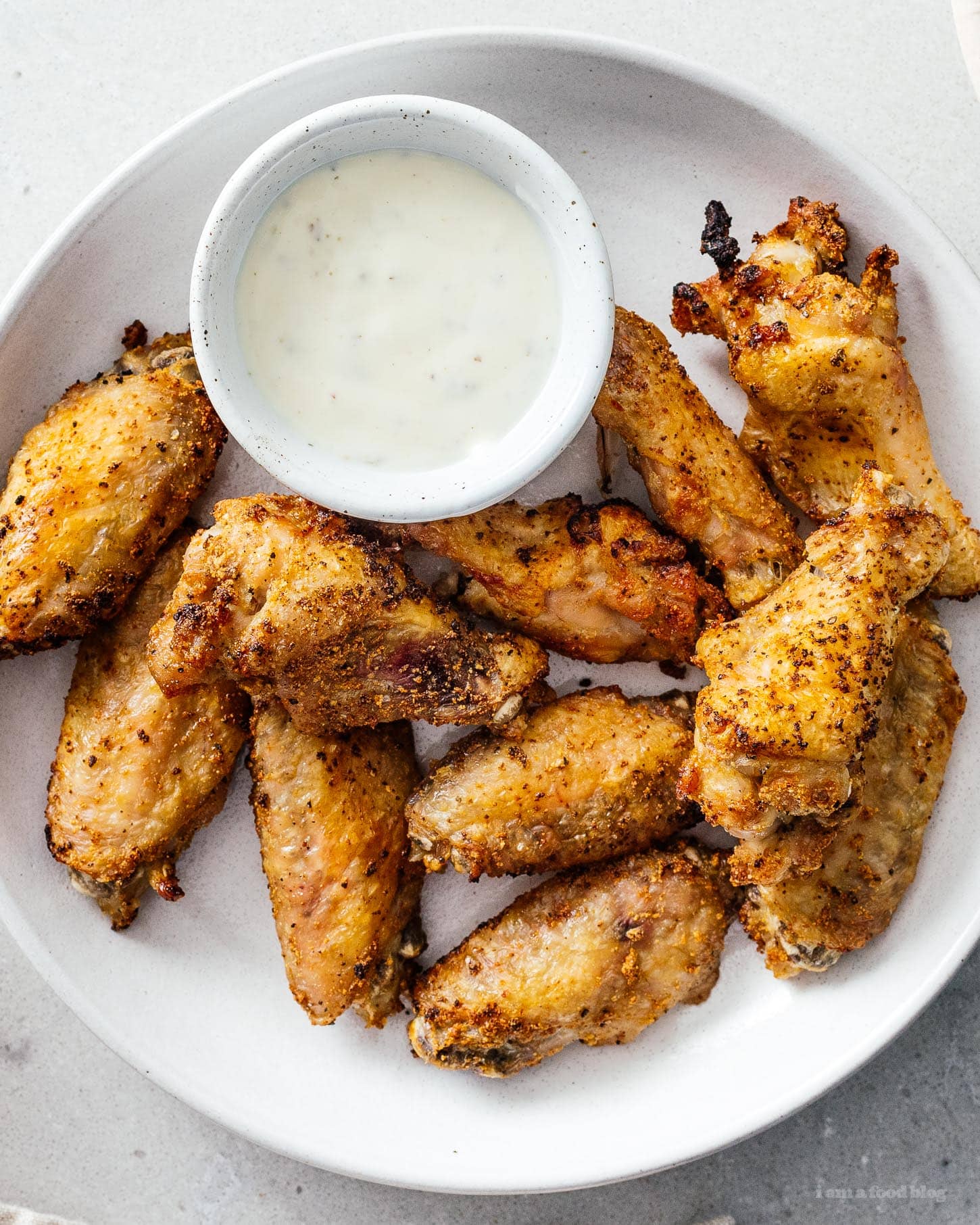 extra crispy air fryer chicken wings | sharefavoritefood.com