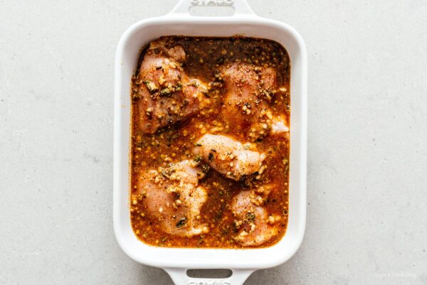 marinating chicken for tacos | sharefavoritefood.com