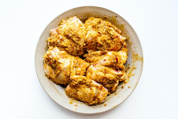 marinating chicken for chicken curry | sharefavoritefood.com