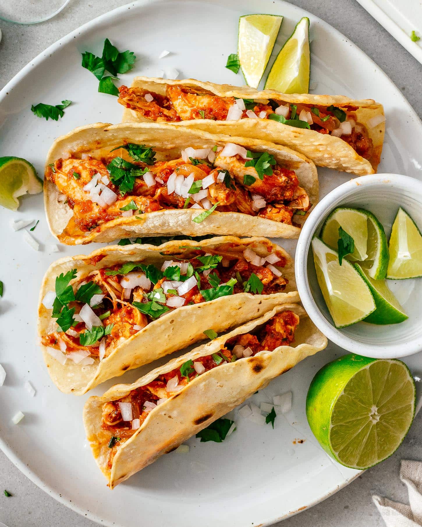 Chicken Tinga tacos | sharefavoritefood.com