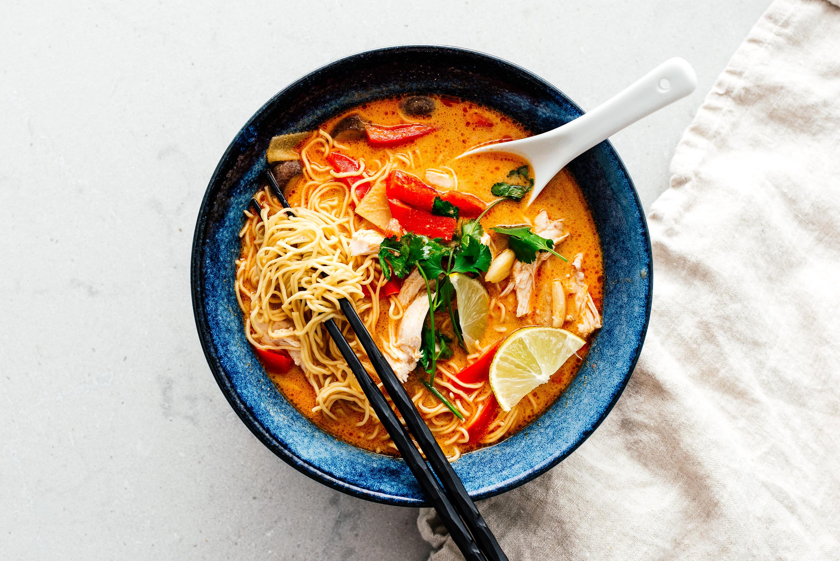 instant pot red curry ramen | sharefavoritefood.com