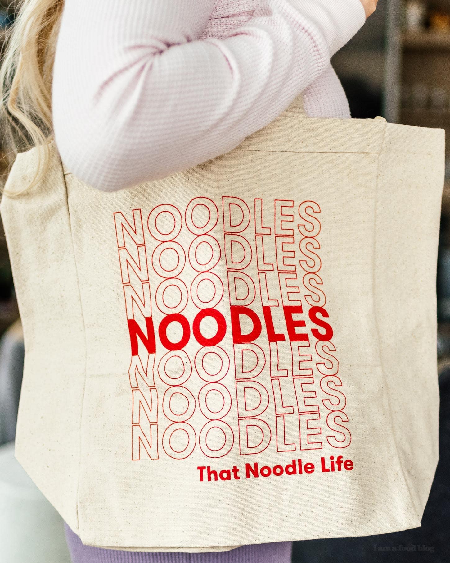 Noodles Tote | sharefavoritefood.com